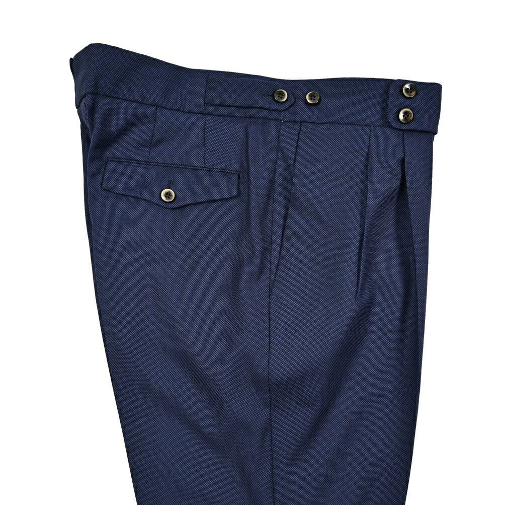SALE｜PT TORINO "GENTLEMAN FIT" SUPER 100's ヴァージンウール 100% ツータックベルトレススラックス｜423128 - 54｜GUARDAROBA MILANO OFFICIAL STORE