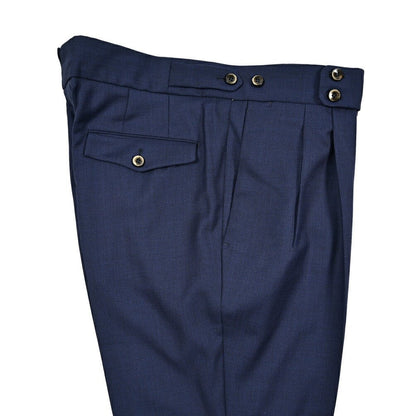 SALE｜PT TORINO "GENTLEMAN FIT" SUPER 100's ヴァージンウール 100% ツータックベルトレススラックス｜423128 - 54｜GUARDAROBA MILANO OFFICIAL STORE