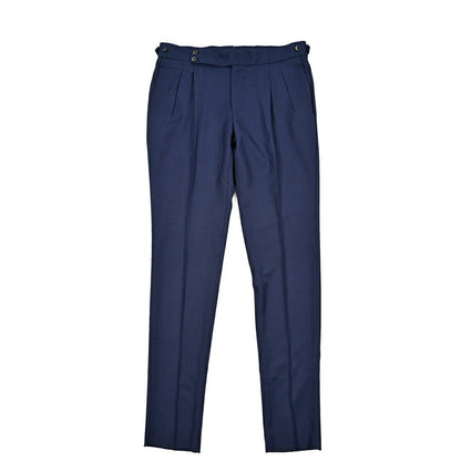 SALE｜PT TORINO "GENTLEMAN FIT" SUPER 100's ヴァージンウール 100% ツータックベルトレススラックス｜423128 - 54｜GUARDAROBA MILANO OFFICIAL STORE