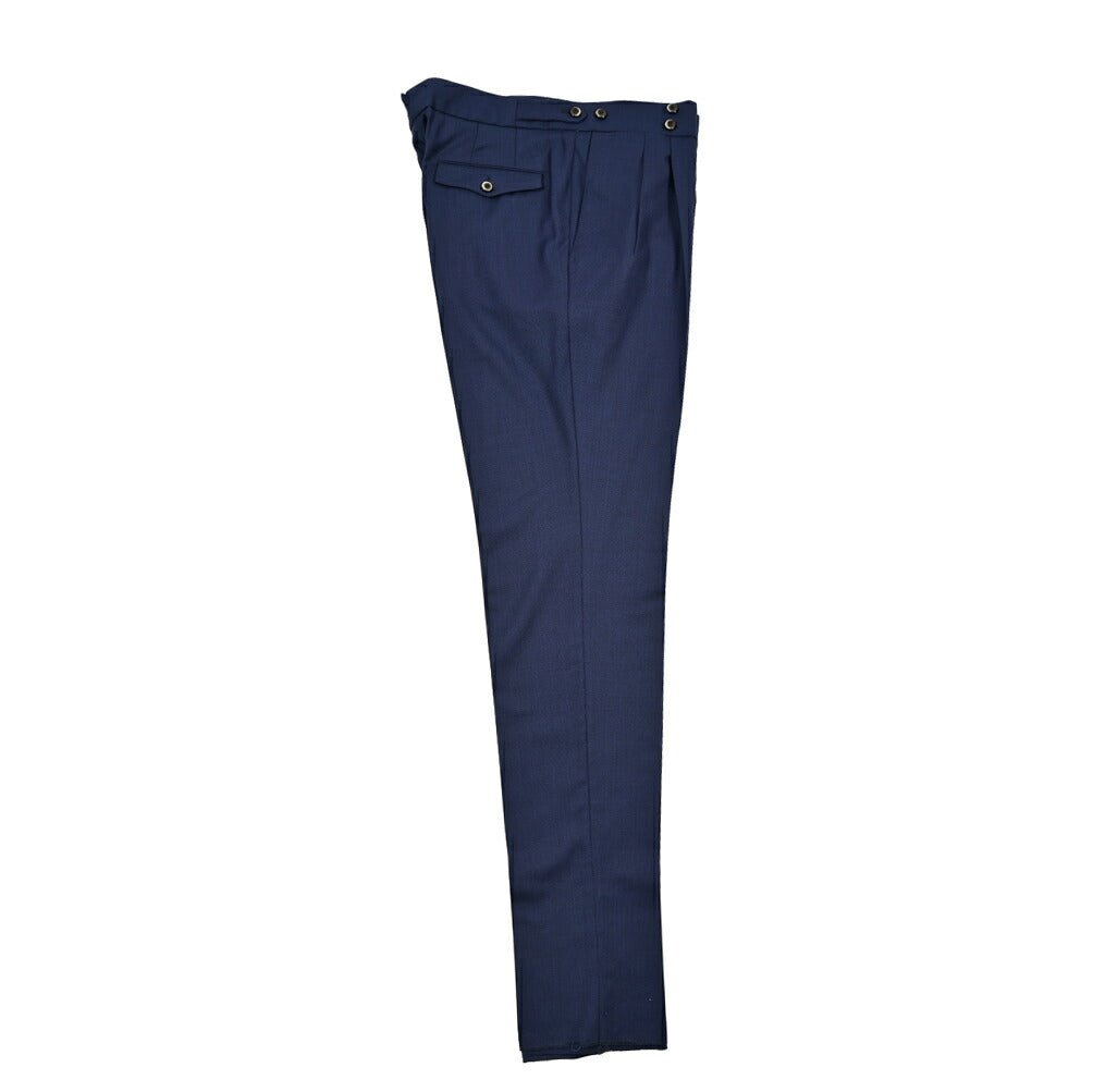 SALE｜PT TORINO "GENTLEMAN FIT" SUPER 100's ヴァージンウール 100% ツータックベルトレススラックス｜423128 - 54｜GUARDAROBA MILANO OFFICIAL STORE