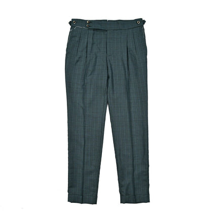 SALE｜PT TORINO "GENTLEMAN FIT" SUPER100’s ヴァージンウール100% ツータックベルトレススラックス｜423017 - 48｜GUARDAROBA MILANO OFFICIAL STORE