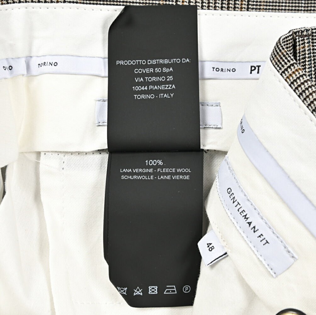 SALE｜PT TORINO "GENTLEMAN FIT" SUPER110's ヴァージンウール100% ワンタックスラックス｜423040 - 48｜GUARDAROBA MILANO OFFICIAL STORE
