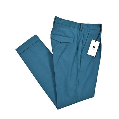 SALE｜PT TORINO "MASTER FIT" ストレッチウール ワンタックスラックス｜423117 - 46｜GUARDAROBA MILANO OFFICIAL STORE