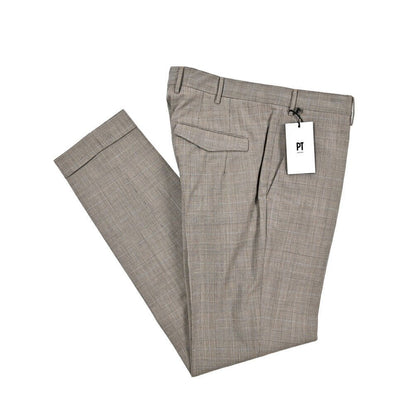 SALE｜PT TORINO "MASTER FIT" ストレッチウール ノータックスラックス｜423123 - 48｜GUARDAROBA MILANO OFFICIAL STORE