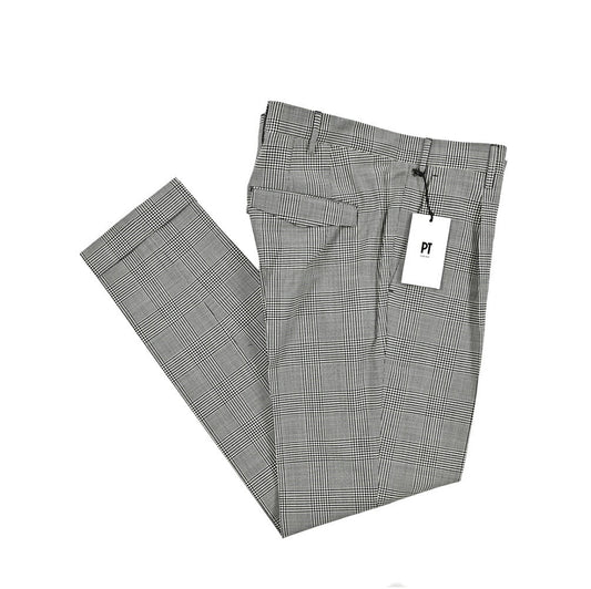SALE｜PT TORINO "MASTER FIT" ストレッチウール ワンタックスラックス｜423130 - 48｜GUARDAROBA MILANO OFFICIAL STORE