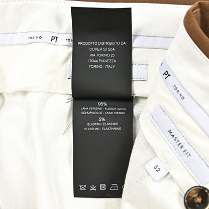 SALE｜PT TORINO "MASTER FIT" ストレッチウール ワンタックスラックス｜423221 - 52｜GUARDAROBA MILANO OFFICIAL STORE
