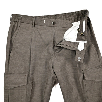 SALE｜PT TORINO "MASTER FIT" ストレッチウール イージーカーゴパンツ｜423393 - 46｜GUARDAROBA MILANO OFFICIAL STORE