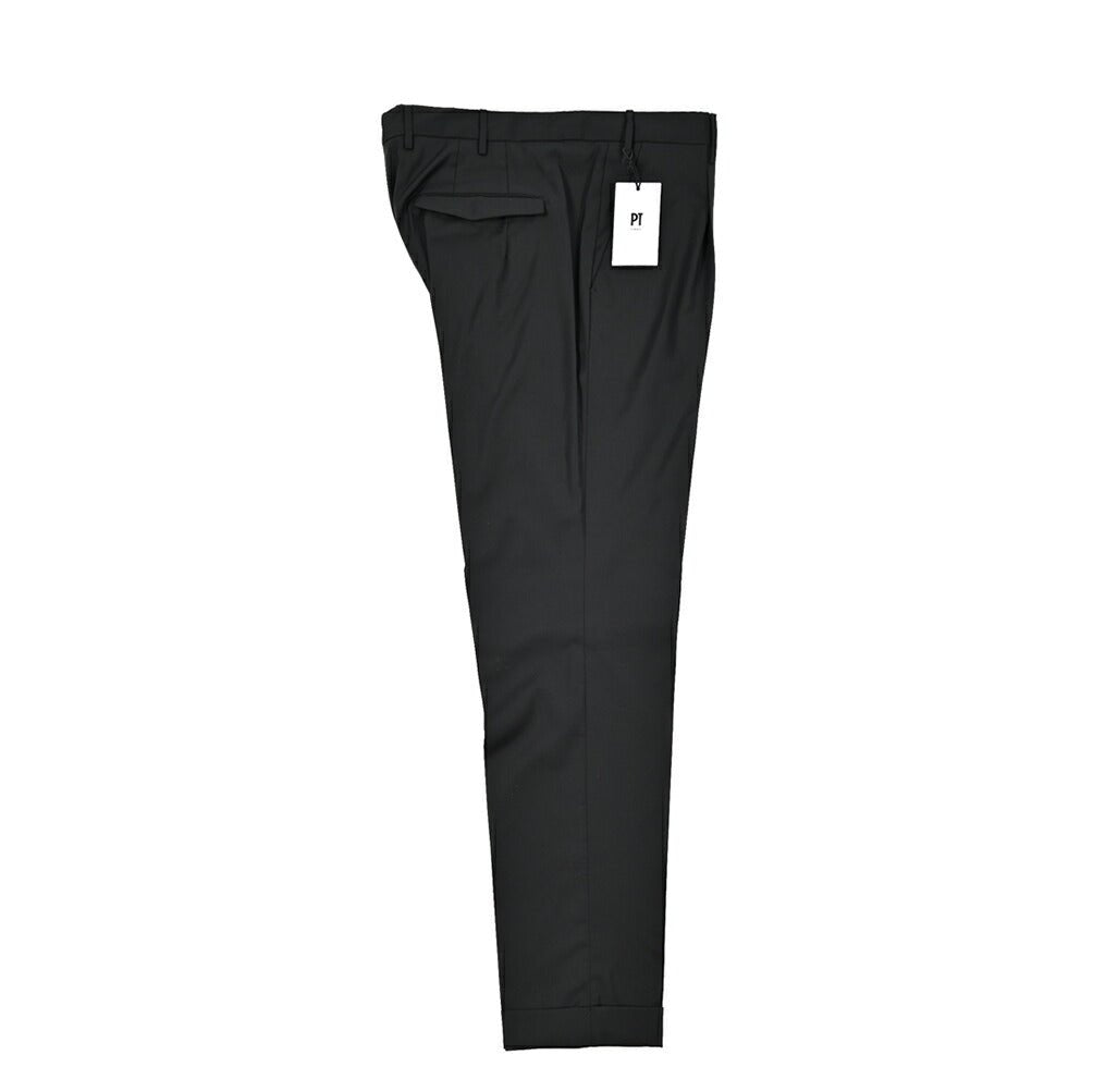 SALE｜PT TORINO "MASTER FIT" ストレッチウール ワンタックスラックス｜423397 - 54｜GUARDAROBA MILANO OFFICIAL STORE