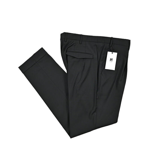 SALE｜PT TORINO "MASTER FIT" ストレッチウール ワンタックスラックス｜423397 - 54｜GUARDAROBA MILANO OFFICIAL STORE