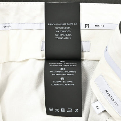 SALE｜PT TORINO "MASTER FIT" ストレッチウール ノータックテーパードスラックス｜423754 - 46｜GUARDAROBA MILANO OFFICIAL STORE
