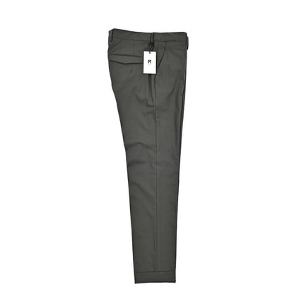 SALE｜PT TORINO "MASTER FIT" ストレッチウール ノータックテーパードスラックス｜423754 - 46｜GUARDAROBA MILANO OFFICIAL STORE