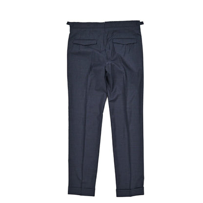 SALE｜PT TORINO "MASTER FIT" ストレッチウール ベルトレステーパードスラックス｜423826 - 48｜GUARDAROBA MILANO OFFICIAL STORE