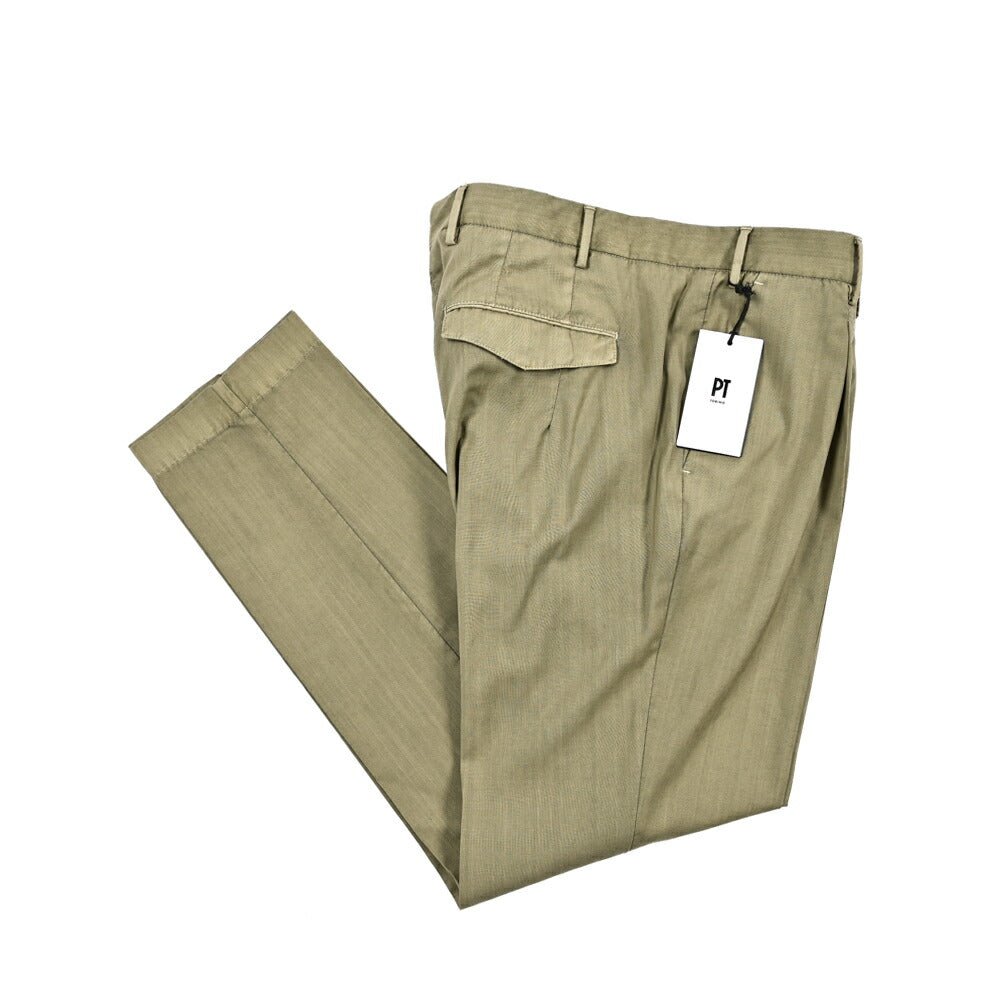 SALE｜PT TORINO "MASTER FIT" SUPER 110's ヴァージンウール 100% ワンタックスラックス (製品染め)｜423584 - 50｜GUARDAROBA MILANO OFFICIAL STORE