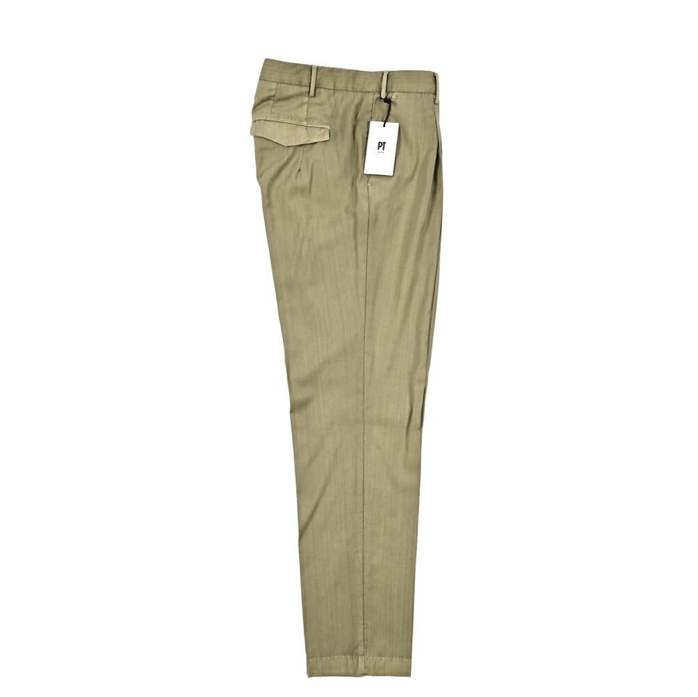 SALE｜PT TORINO "MASTER FIT" SUPER 110's ヴァージンウール 100% ワンタックスラックス (製品染め)｜423584 - 50｜GUARDAROBA MILANO OFFICIAL STORE