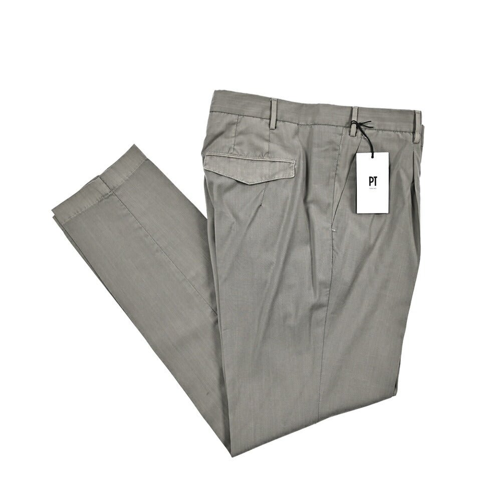 SALE｜PT TORINO "MASTER FIT" SUPER 110's ヴァージンウール100% ワンタックテーパードスラックス (製品染め)｜423781 - 48｜GUARDAROBA MILANO OFFICIAL STORE