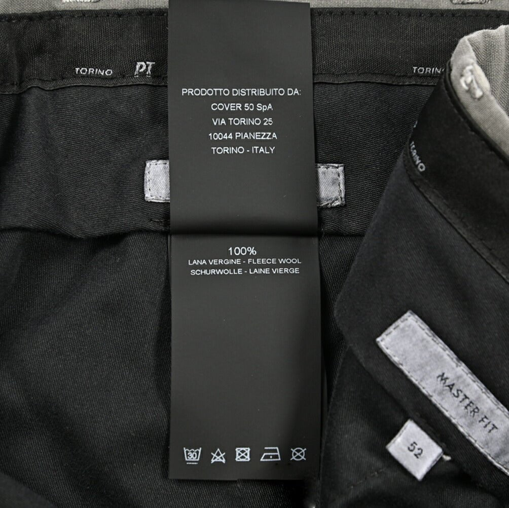 SALE｜PT TORINO "MASTER FIT" SUPER 110's ヴァージンウール100% ワンタックテーパードスラックス (製品染め)｜423781 - 48｜GUARDAROBA MILANO OFFICIAL STORE
