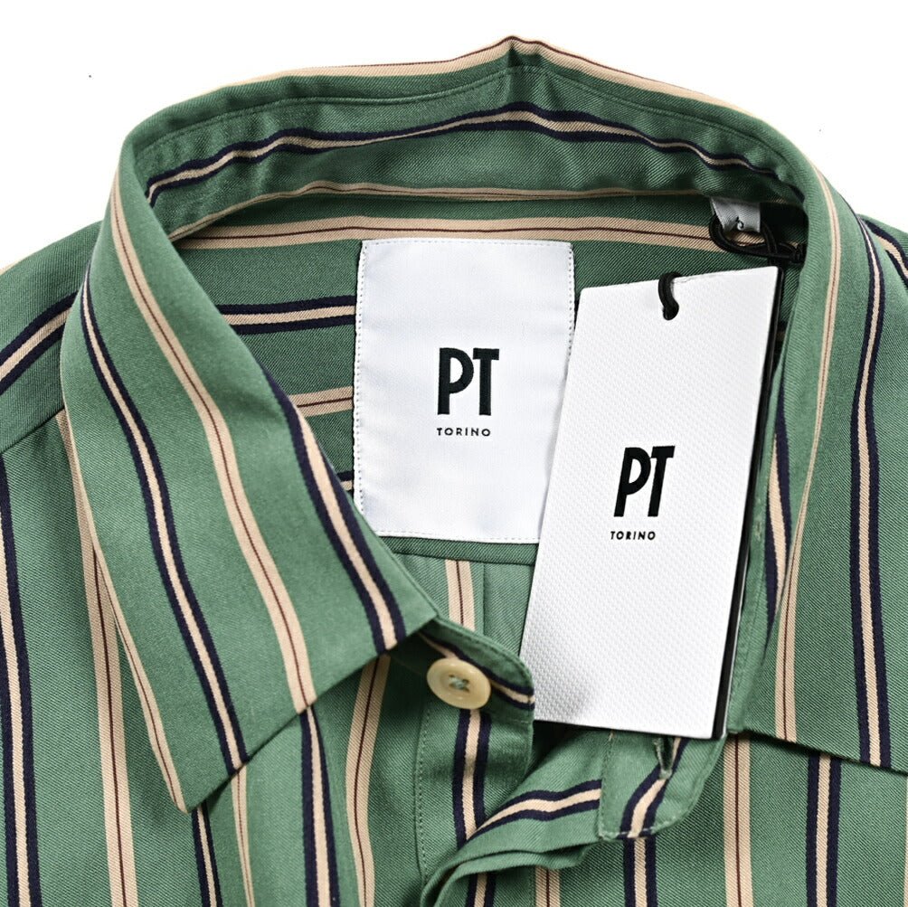 SALE｜PT TORINO ビスコースナイロン プルオーバーシャツ / PT01｜412865 - 40｜GUARDAROBA MILANO OFFICIAL STORE