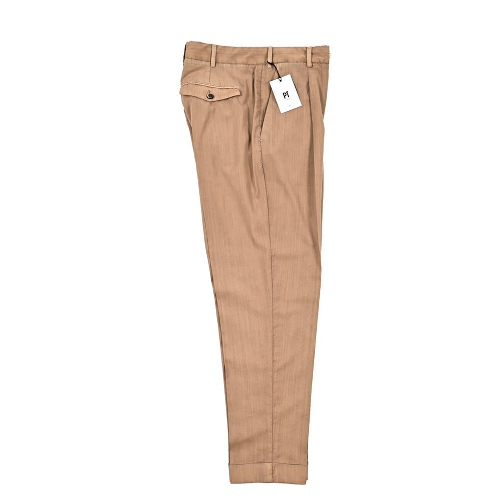 SALE｜PT TORINO "REBEL FIT" SUPER 110's ヴァージンウール100% リラックステーパードスラックス (製品染め)｜423227 - 48｜GUARDAROBA MILANO OFFICIAL STORE