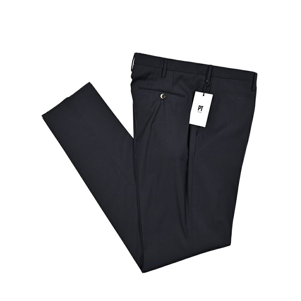 SALE｜PT TORINO "SKINNY FIT" ストレッチウール ノータックスラックス｜423515 - 54｜GUARDAROBA MILANO OFFICIAL STORE