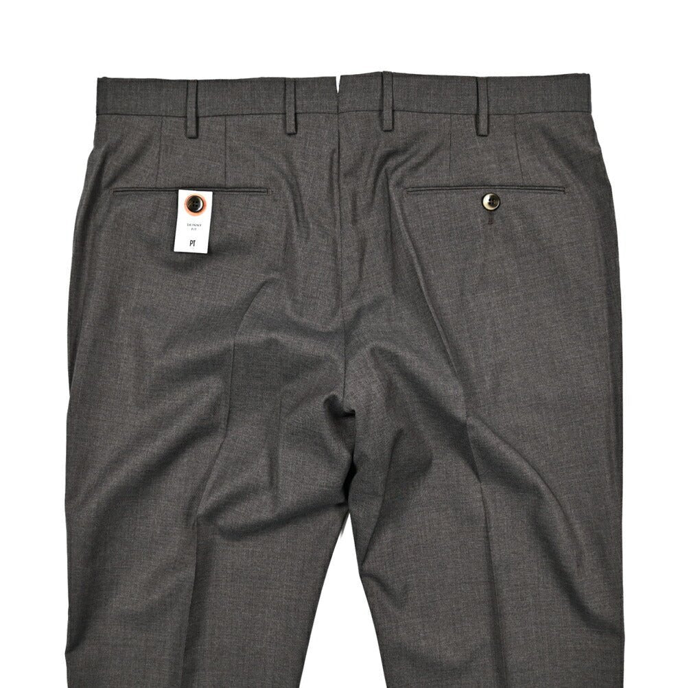 SALE｜PT TORINO "SKINNY FIT" ストレッチウール ノータックスキニースラックス｜423738 - 50｜GUARDAROBA MILANO OFFICIAL STORE