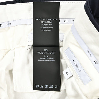 SALE｜PT TORINO "SKINNY FIT" 軽量ストレッチナイロン ノータックスキニーパンツ｜423927 - 48｜GUARDAROBA MILANO OFFICIAL STORE
