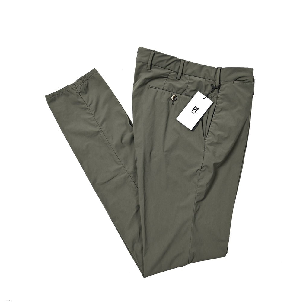 SALE｜PT TORINO SLIM FIT 高機能ストレッチナイロン ノータックパンツ｜408013 - D - 52｜GUARDAROBA MILANO OFFICIAL STORE