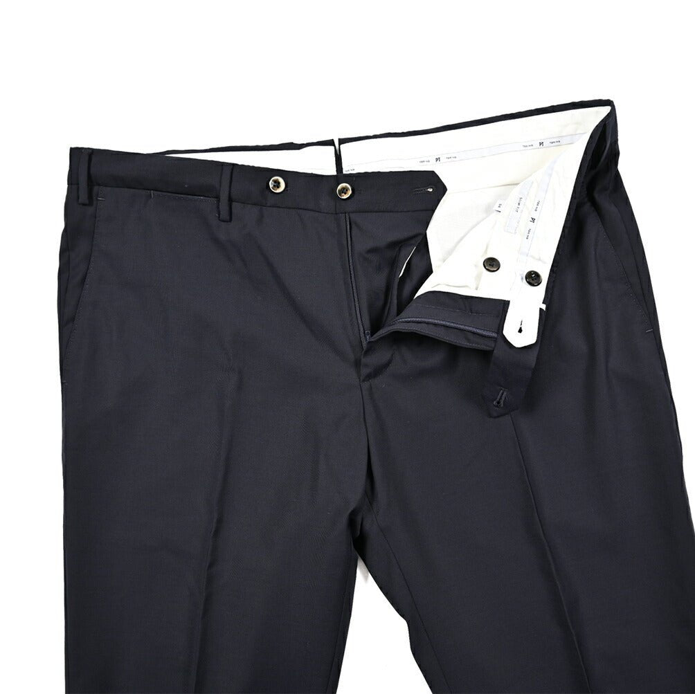 SALE｜PT TORINO "SLIM FIT" ストレッチウールノータックスラックス｜423330 - 54｜GUARDAROBA MILANO OFFICIAL STORE