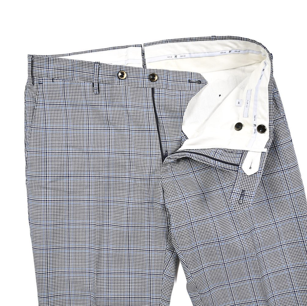 SALE｜PT TORINO "SLIM FIT" SUPER 100's ヴァージンウール 100% ノータックスラックス｜423093 - 48｜GUARDAROBA MILANO OFFICIAL STORE