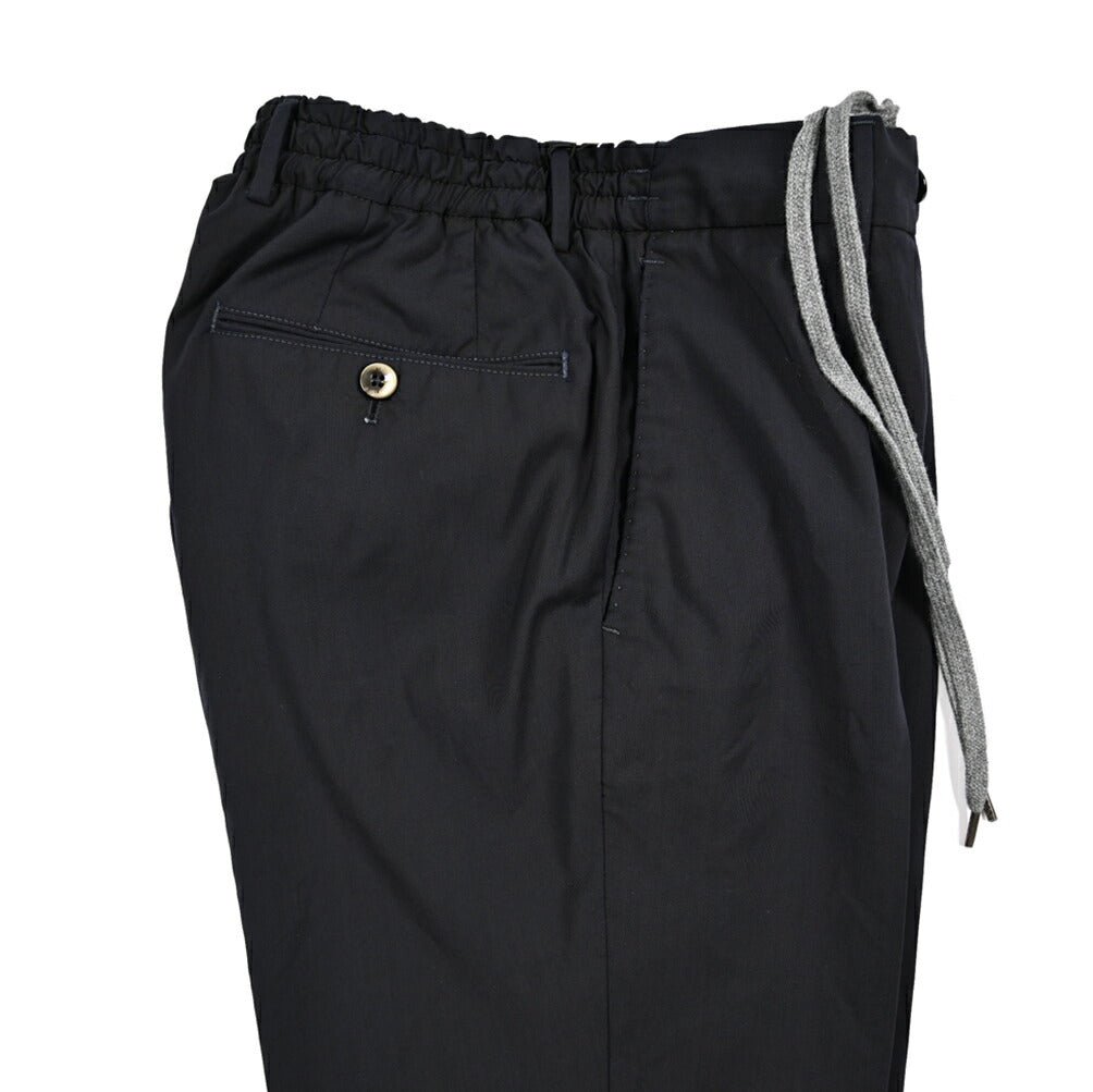 SALE｜PT TORINO "SLIM FIT" SUPER 110'S ヴァージンウール100% ドローコード付きイージースラックス (製品染め)｜423969｜GUARDAROBA MILANO OFFICIAL STORE