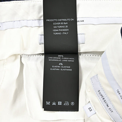 SALE｜PT TORINO "SUPERSLIM FIT" ストレッチウール ノータックスラックス｜423339 - 52｜GUARDAROBA MILANO OFFICIAL STORE
