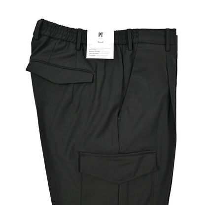 SALE｜PT TORINO Travel "MASTER FIT" 高機能ストレッチウール イージーカーゴパンツ (TECHNO WASHABLE WOOL)｜423386 - 48｜GUARDAROBA MILANO OFFICIAL STORE