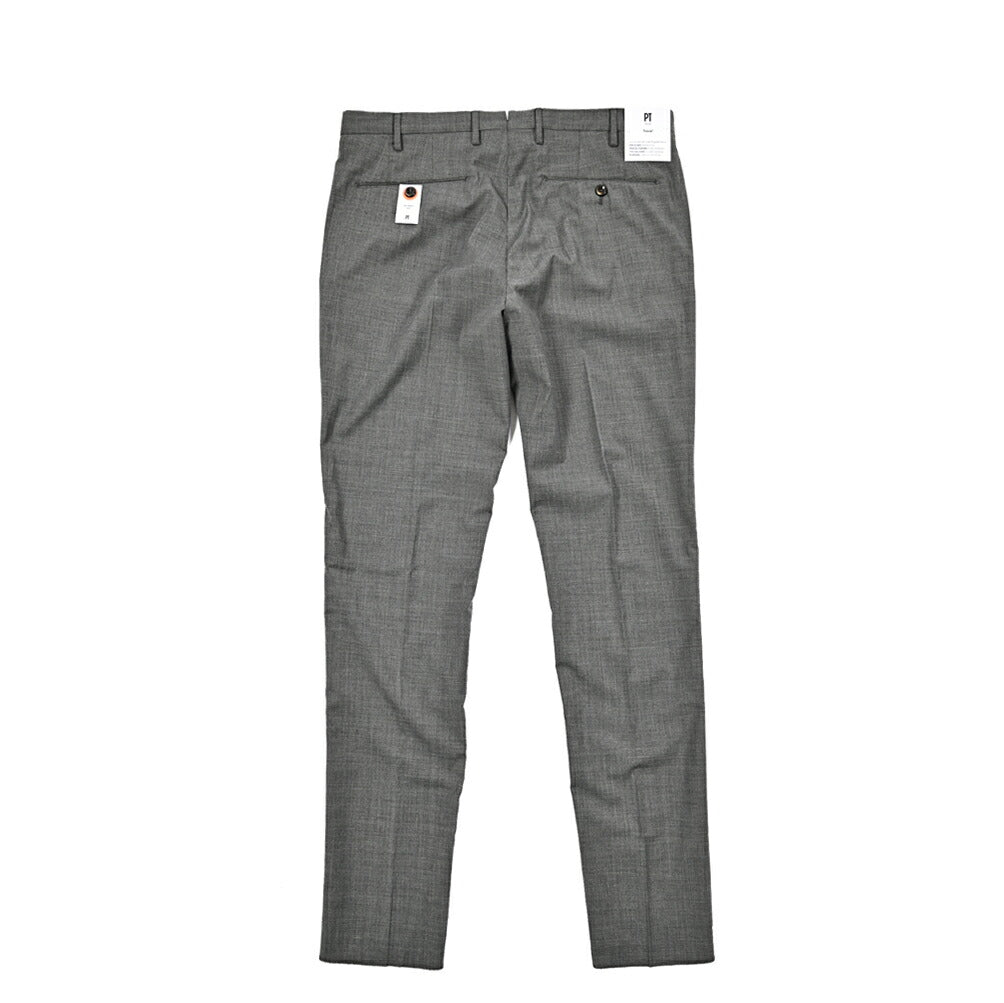 SALE｜PT TORINO Travel "SKINNY FIT" 高機能ストレッチウール ノータックスキニースラックス (TECHNO WASHABLE WOOL)｜423719 - 50｜GUARDAROBA MILANO OFFICIAL STORE