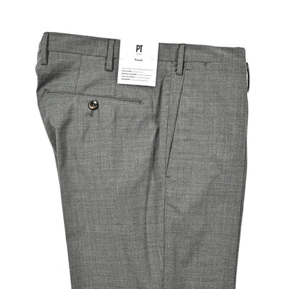 SALE｜PT TORINO Travel "SKINNY FIT" 高機能ストレッチウール ノータックスキニースラックス (TECHNO WASHABLE WOOL)｜423719 - 50｜GUARDAROBA MILANO OFFICIAL STORE
