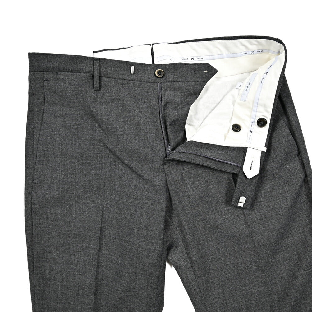 SALE｜PT TORINO Travel "SKINNY FIT" 高機能ストレッチウール ノータックスキニースラックス (TECHNO WASHBLE WOOL)｜423488｜GUARDAROBA MILANO OFFICIAL STORE