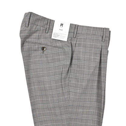 SALE｜PT TORINO Travel "SUPERSLIM FIT" ストレッチウール ワンタックスラックス｜423034 - 48｜GUARDAROBA MILANO OFFICIAL STORE