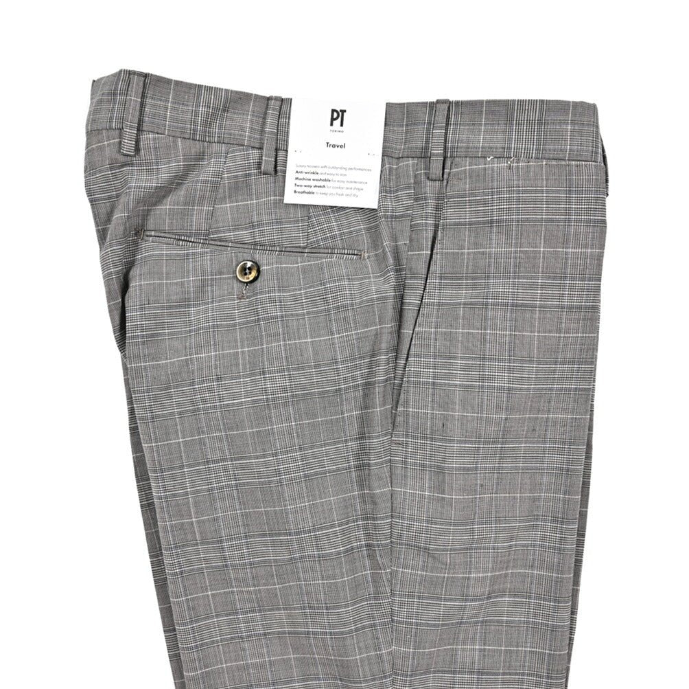 SALE｜PT TORINO Travel "SUPERSLIM FIT" ストレッチウール ノータックスラックス｜423046 - 48｜GUARDAROBA MILANO OFFICIAL STORE