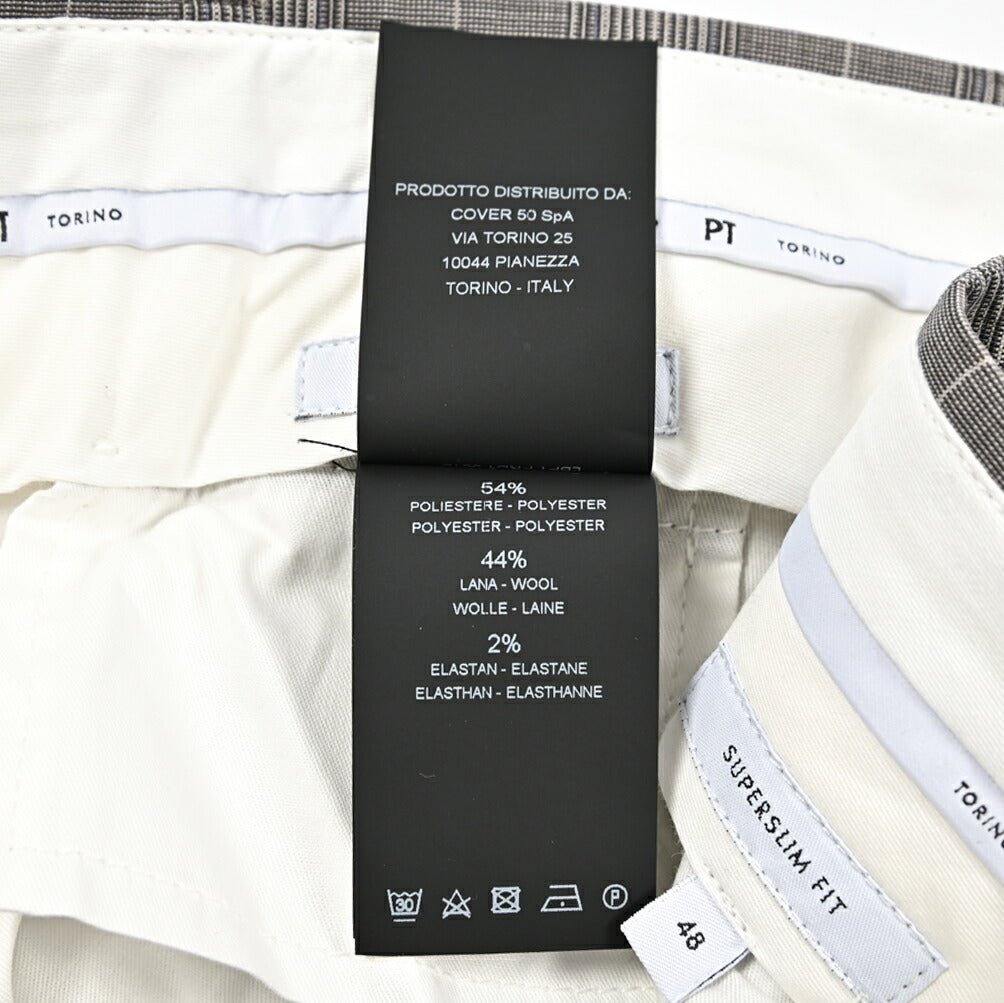 SALE｜PT TORINO Travel "SUPERSLIM FIT" ストレッチウール ノータックスラックス｜423046 - 48｜GUARDAROBA MILANO OFFICIAL STORE