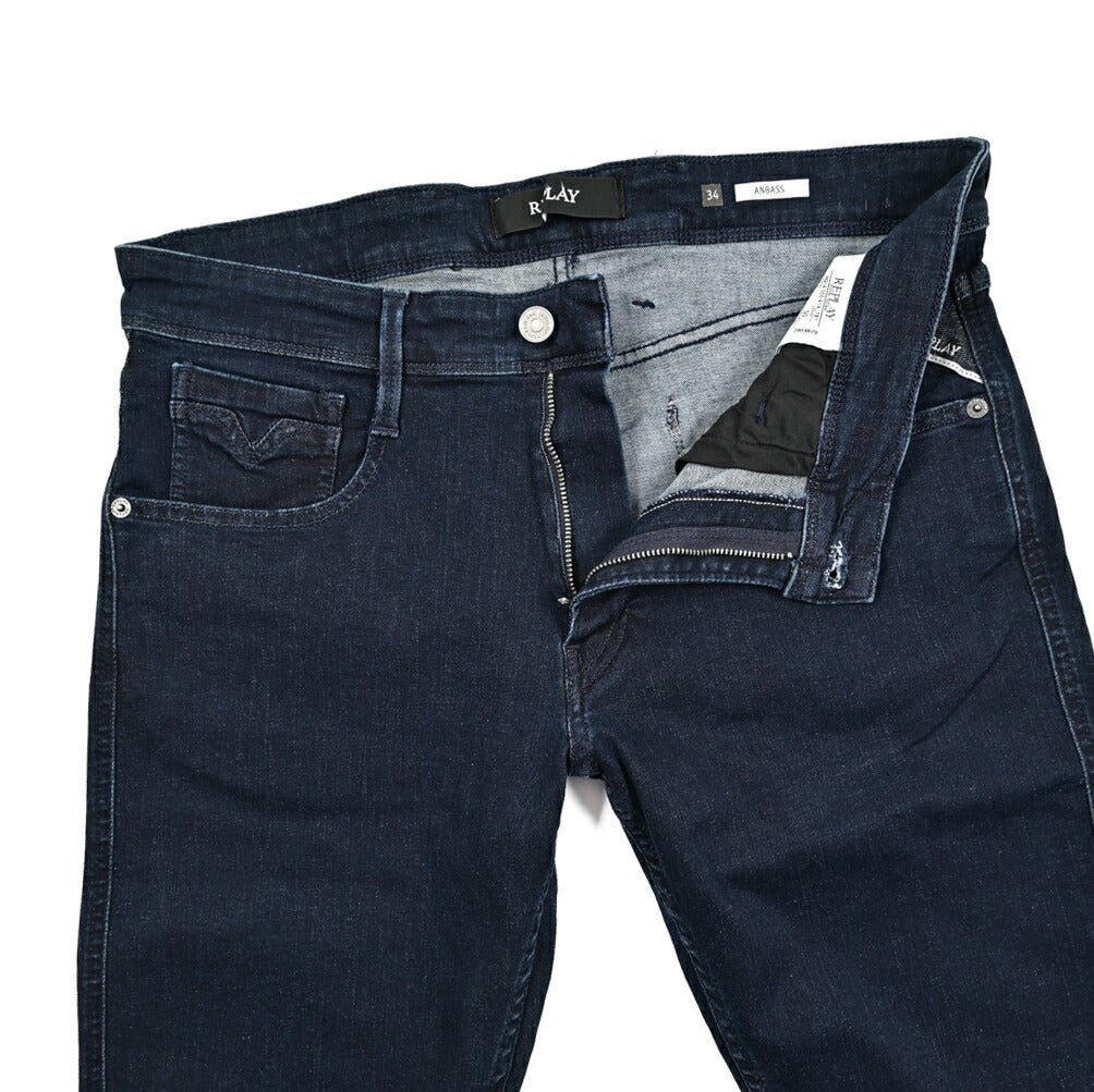 SALE｜REPLAY ANBASS ストレッチデニム スリムフィットジーンズ / M914｜428658-W32-L30｜GUARDAROBA MILANO OFFICIAL STORE