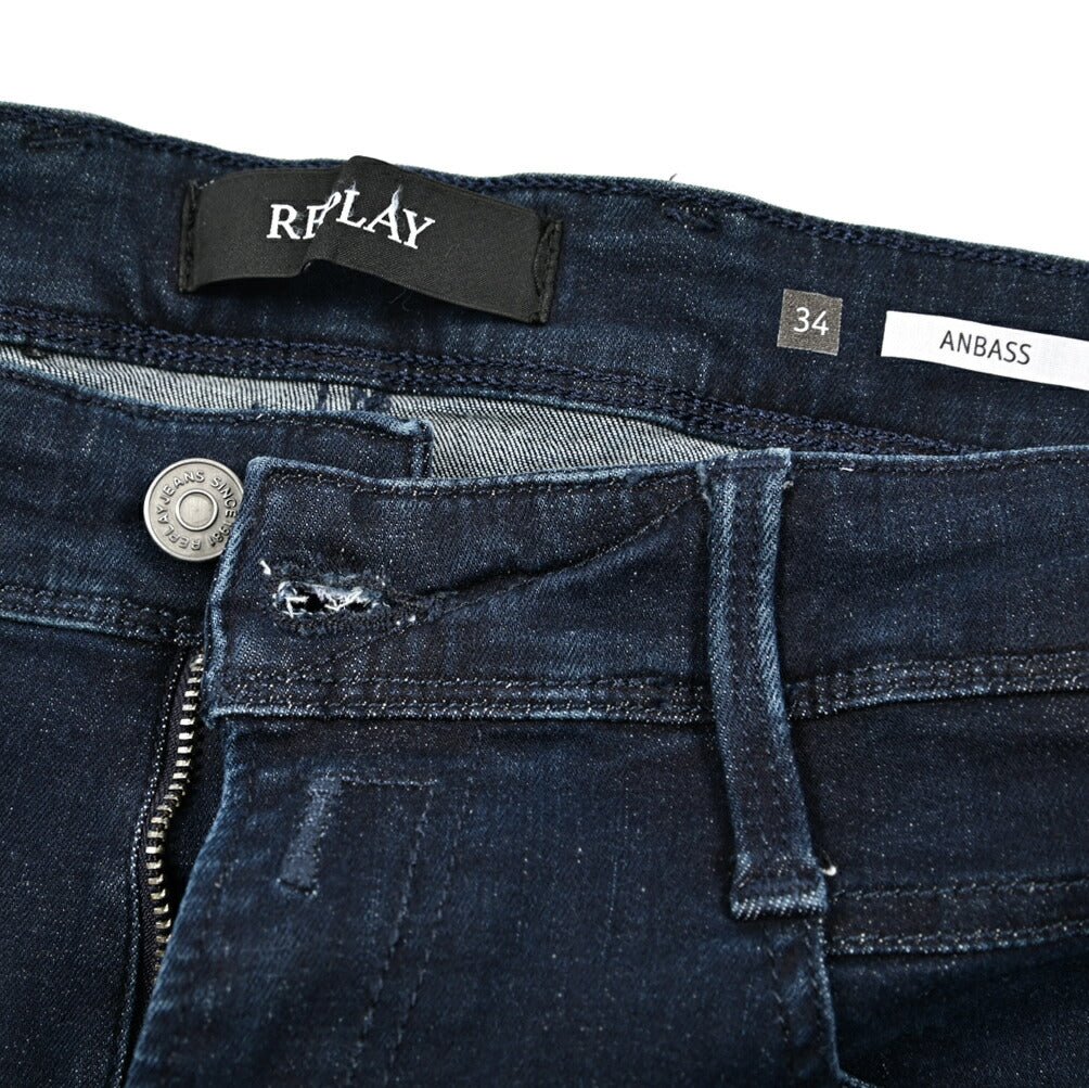 SALE｜REPLAY ANBASS ストレッチデニム スリムフィットジーンズ / M914｜428658-W32-L30｜GUARDAROBA MILANO OFFICIAL STORE
