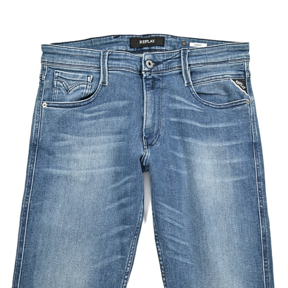 SALE｜REPLAY ANBASS ストレッチデニム スリムフィットジーンズ / M914｜429233-W32-L34｜GUARDAROBA MILANO OFFICIAL STORE