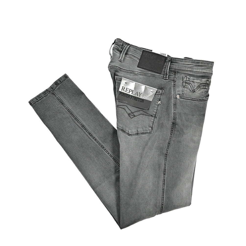 SALE｜REPLAY ANBASS ストレッチデニム スリムフィットジーンズ / M914｜429236-W31-L32｜GUARDAROBA MILANO OFFICIAL STORE