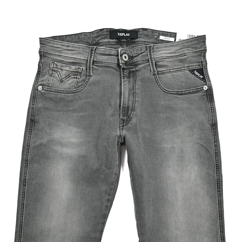 SALE｜REPLAY ANBASS ストレッチデニム スリムフィットジーンズ / M914｜429236-W31-L32｜GUARDAROBA MILANO OFFICIAL STORE
