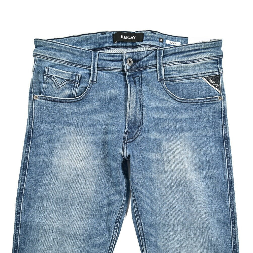 SALE｜REPLAY ANBASS ストレッチデニム スリムフィットジーンズ / M914｜429242-W31-L34｜GUARDAROBA MILANO OFFICIAL STORE