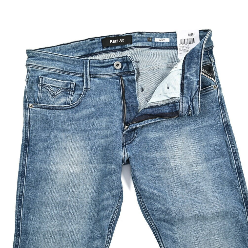 SALE｜REPLAY ANBASS ストレッチデニム スリムフィットジーンズ / M914｜429242-W31-L34｜GUARDAROBA MILANO OFFICIAL STORE