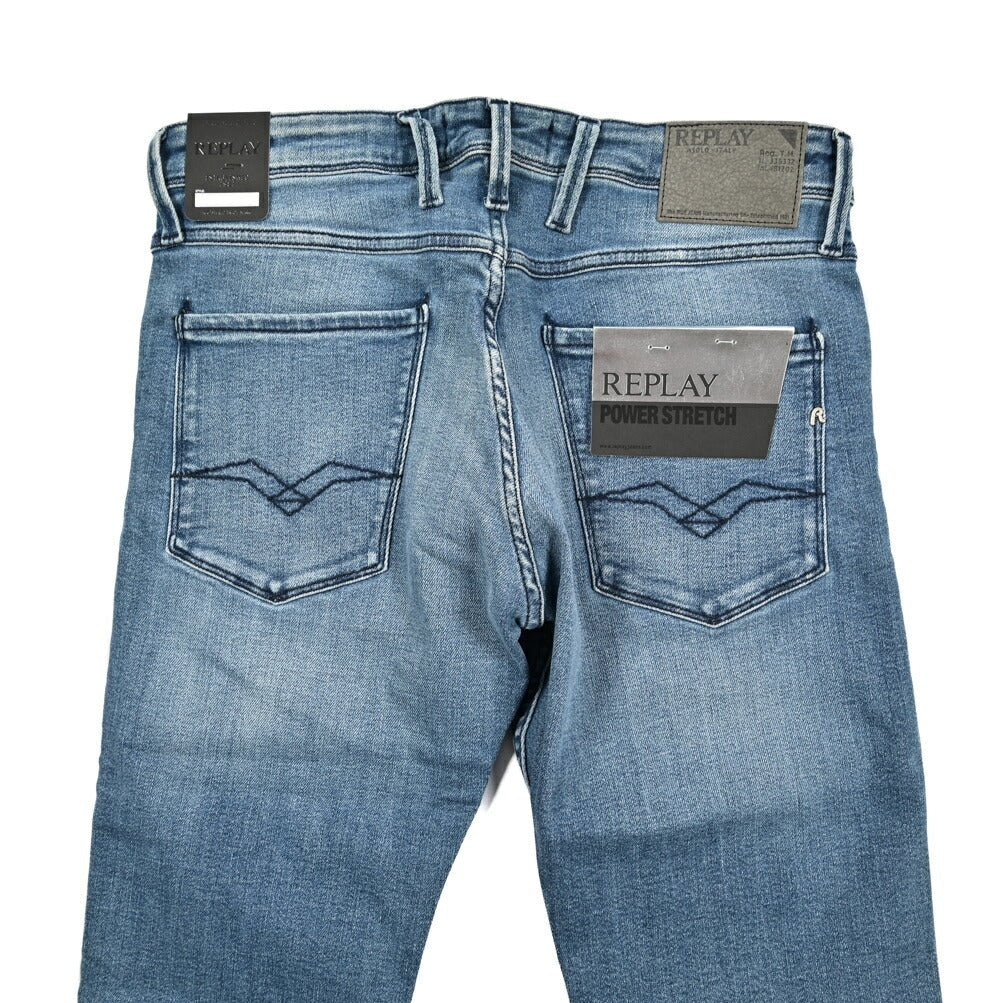 SALE｜REPLAY ANBASS ストレッチデニム スリムフィットジーンズ / M914｜429242-W31-L34｜GUARDAROBA MILANO OFFICIAL STORE