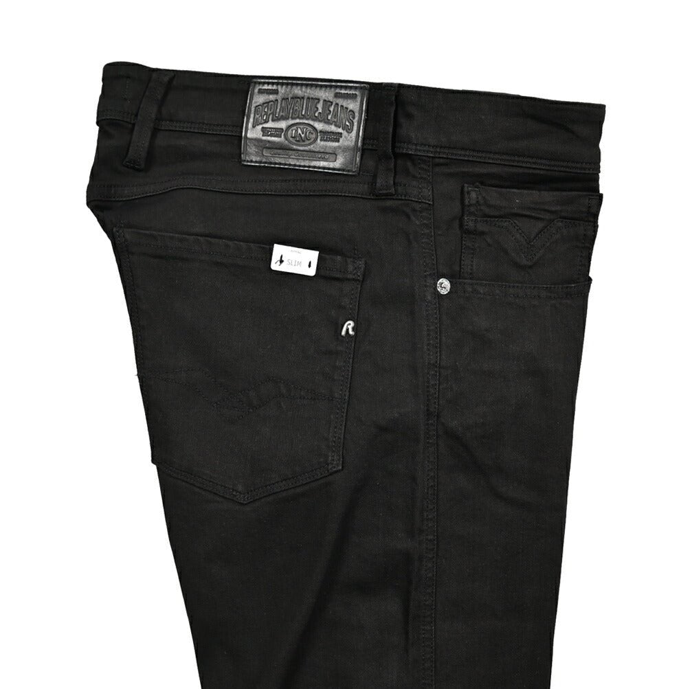 SALE｜REPLAY ANBASS モダール混ストレッチデニム スリムフィットジーンズ / M914｜429266-W33-L32｜GUARDAROBA MILANO OFFICIAL STORE