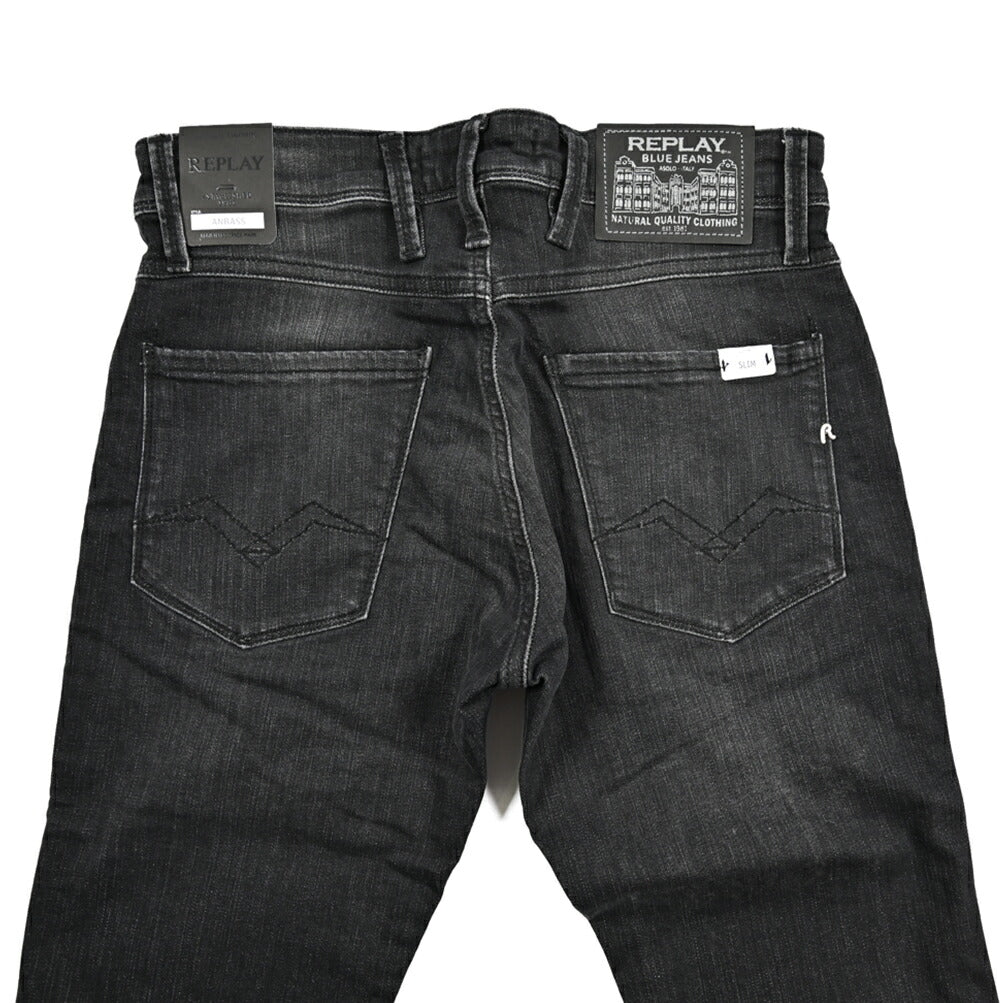 SALE｜REPLAY ANBASS ストレッチデニム スリムフィットジーンズ / M914Y｜429496-W29-L34｜GUARDAROBA MILANO OFFICIAL STORE