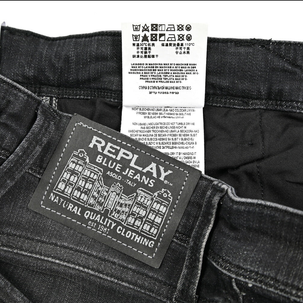 SALE｜REPLAY ANBASS ストレッチデニム スリムフィットジーンズ / M914Y｜429496-W29-L34｜GUARDAROBA MILANO OFFICIAL STORE