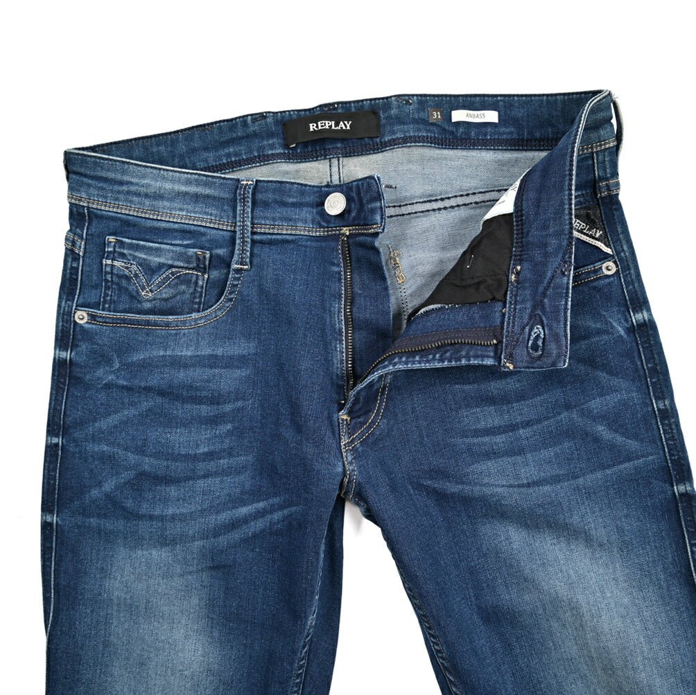 SALE｜REPLAY ANBASS ストレッチデニム スリムフィットジーンズ / MA914｜429244-W31-L34｜GUARDAROBA MILANO OFFICIAL STORE