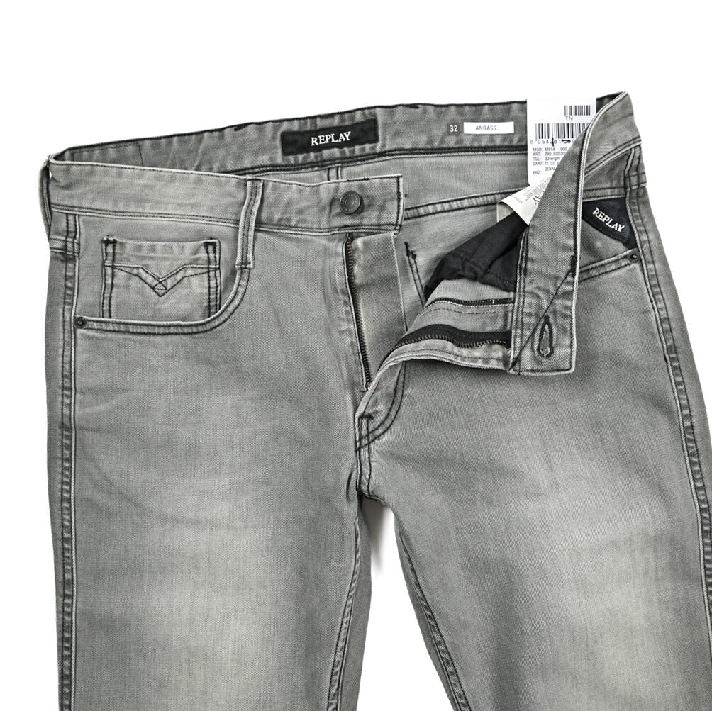 SALE｜REPLAY ANBASS ストレッチデニム スリムフィットジーンズ / MA914｜429298-W32-L30｜GUARDAROBA MILANO OFFICIAL STORE